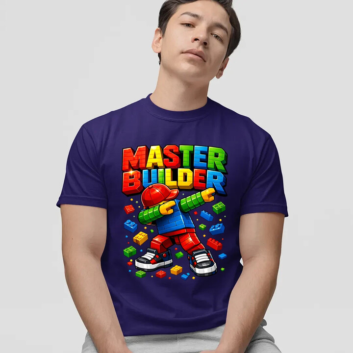 Master builder - męska koszulka na prezent