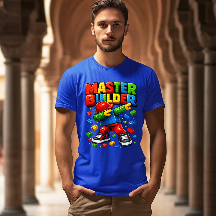 Master builder - męska koszulka na prezent