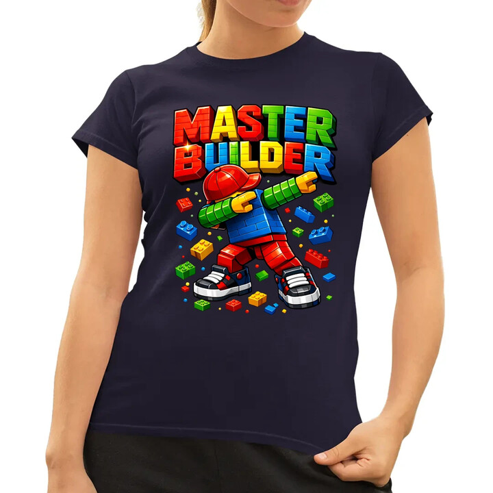 Master builder - damska koszulka na prezent