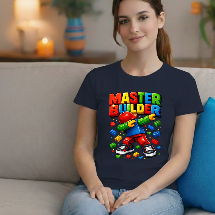 Master builder - damska koszulka na prezent