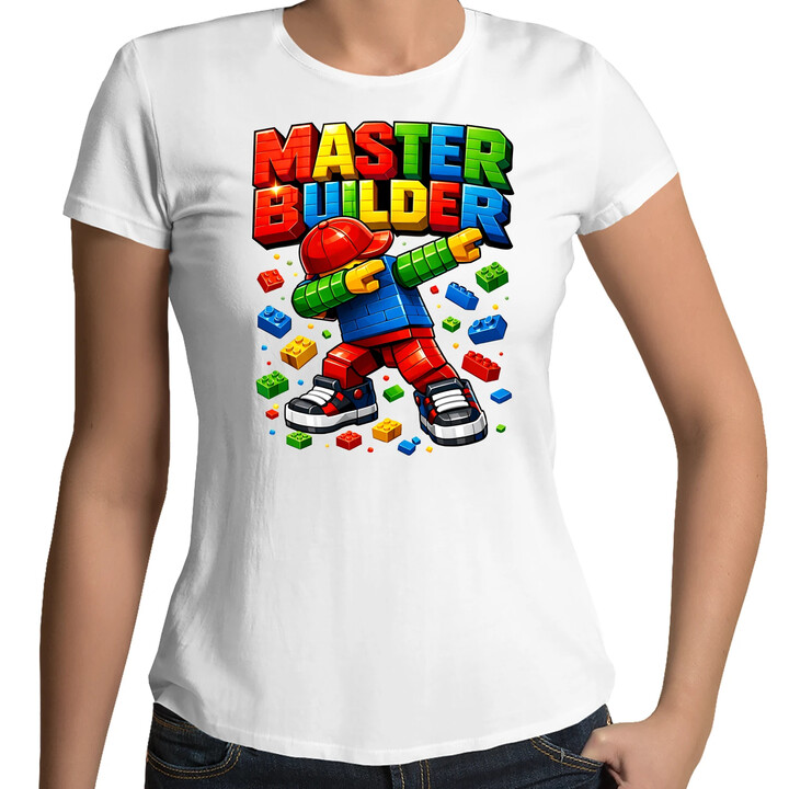 Master builder - damska koszulka na prezent