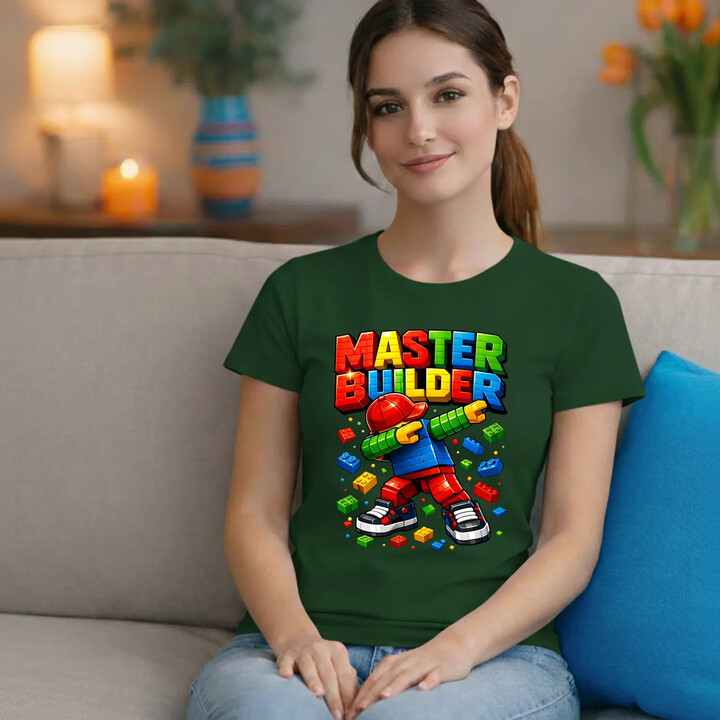 Master builder - damska koszulka na prezent