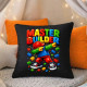 Master builder - czarna poduszka na prezent