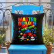 Master builder - czarna poduszka na prezent