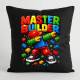 Master builder - czarna poduszka na prezent