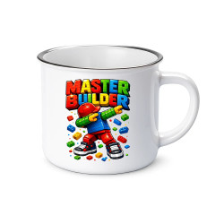 Master builder - kubek emaliowany na prezent