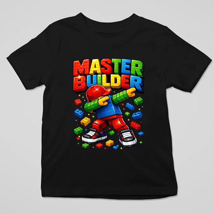 Master builder - dziecięca koszulka na prezent
