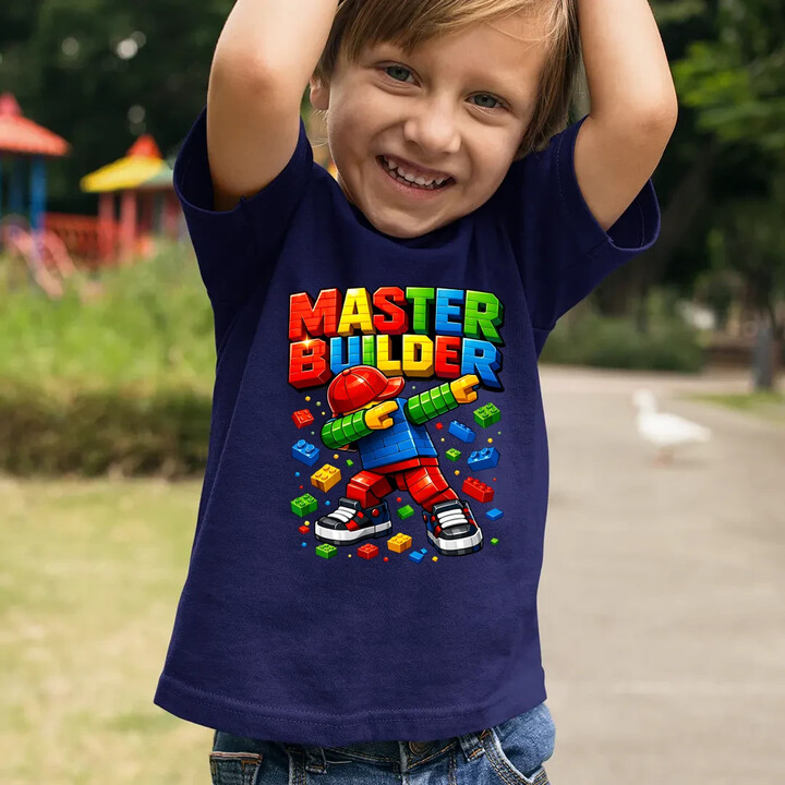 Master builder - dziecięca koszulka na prezent