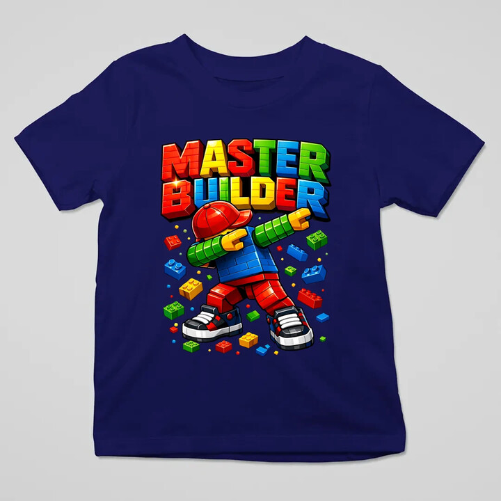 Master builder - dziecięca koszulka na prezent