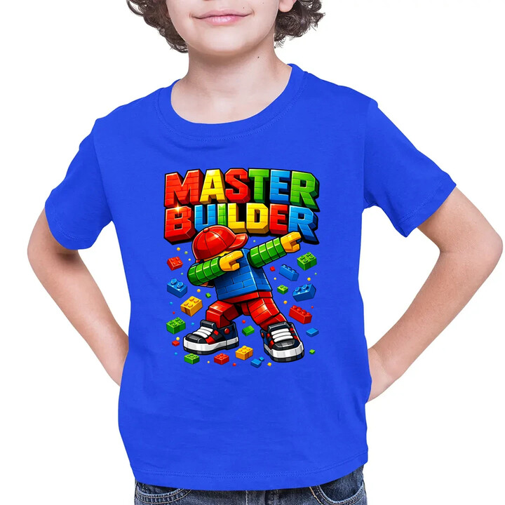 Master builder - dziecięca koszulka na prezent