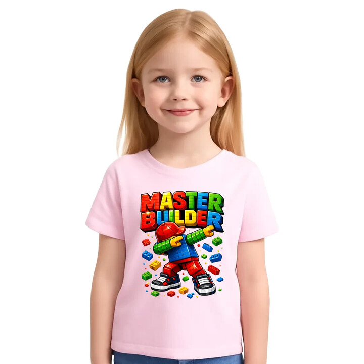 Master builder - dziecięca koszulka na prezent