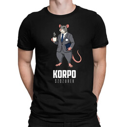 Korpo-szczurek - męska koszulka na prezent