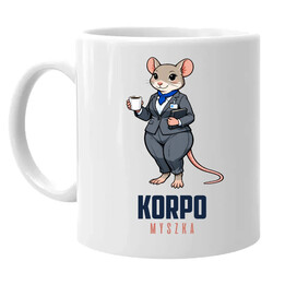 Korpo-myszka - kubek na prezent