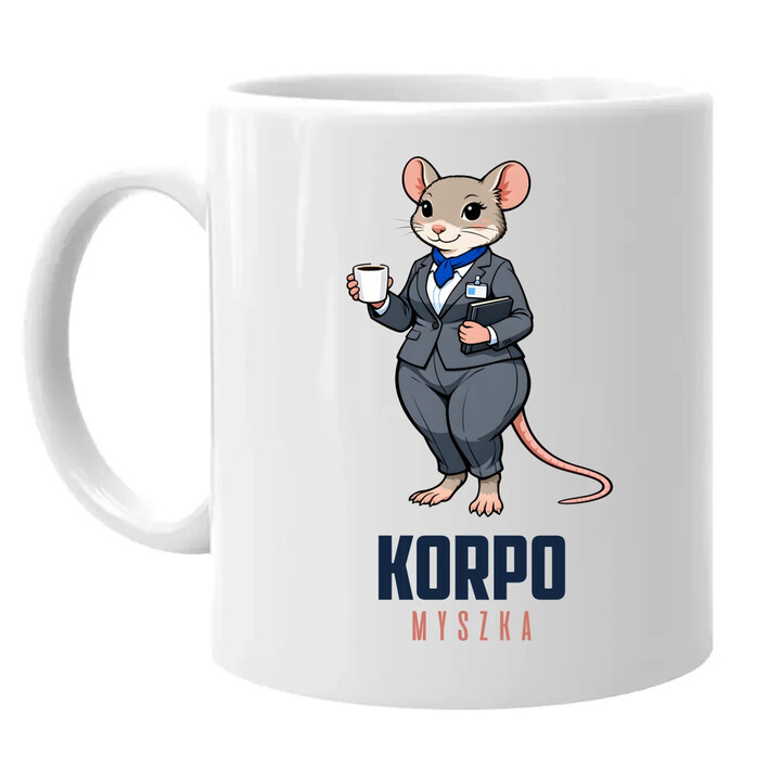 Korpo-myszka - kubek na prezent