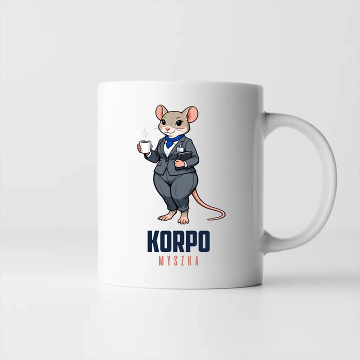 Korpo-myszka - kubek na prezent