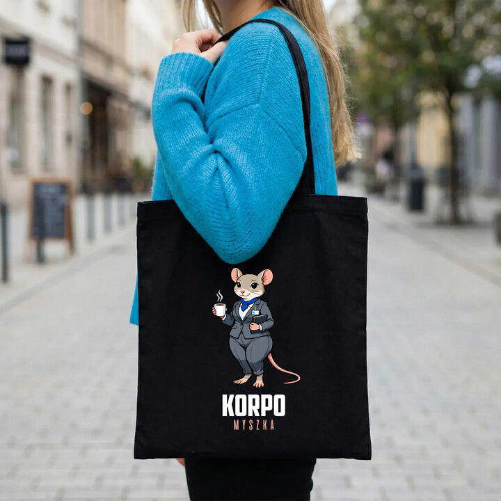 Korpo-myszka - torba na prezent