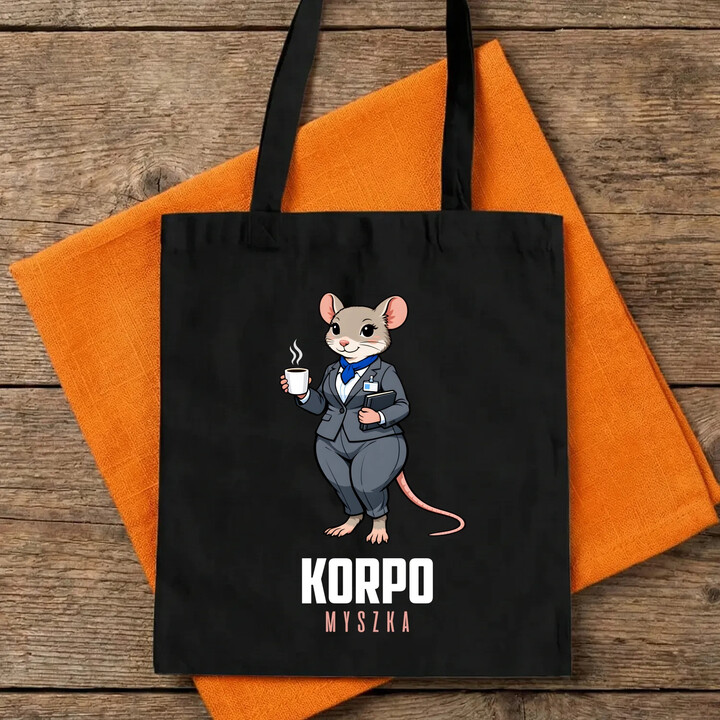 Korpo-myszka - torba na prezent
