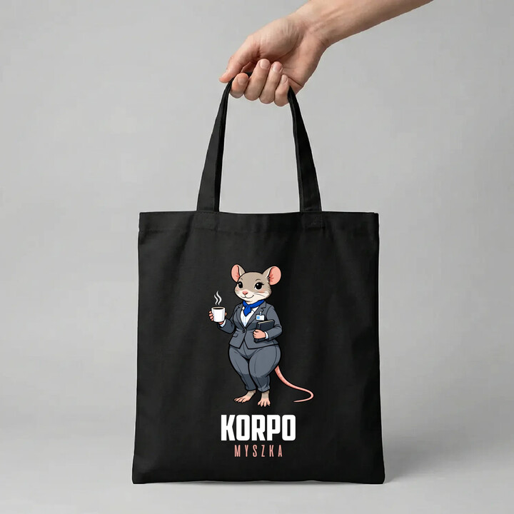 Korpo-myszka - torba na prezent