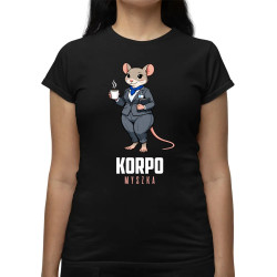 Korpo-myszka - damska koszulka na prezent