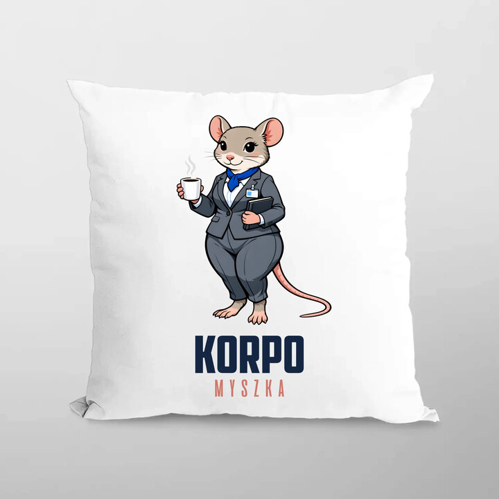 Korpo-myszka - poduszka na prezent