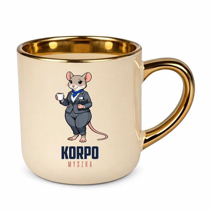 Korpo-myszka - elegancki kubek na prezent