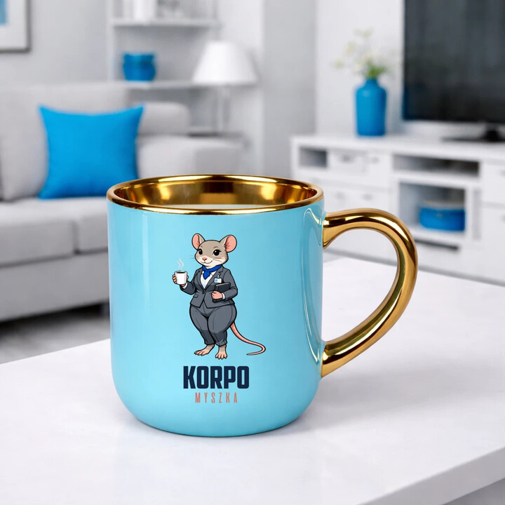 Korpo-myszka - elegancki kubek na prezent