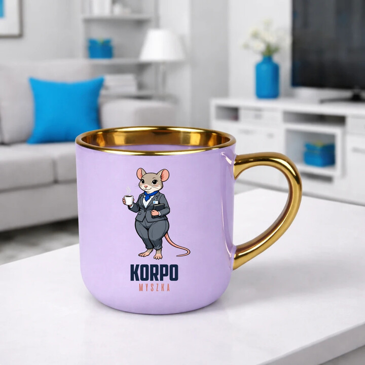 Korpo-myszka - elegancki kubek na prezent