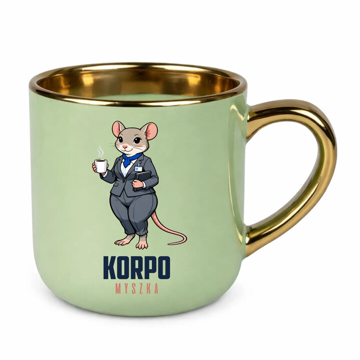 Korpo-myszka - elegancki kubek na prezent