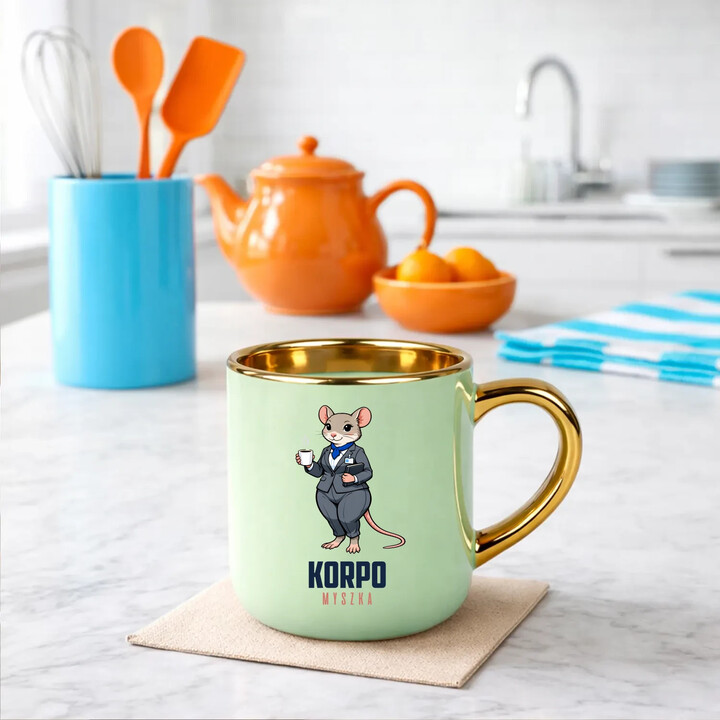 Korpo-myszka - elegancki kubek na prezent
