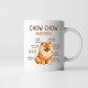 Chow chow - anatomia - kubek na prezent
