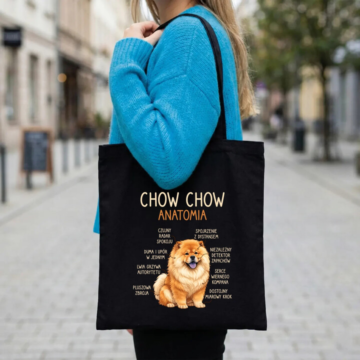 Chow chow - anatomia - torba na prezent