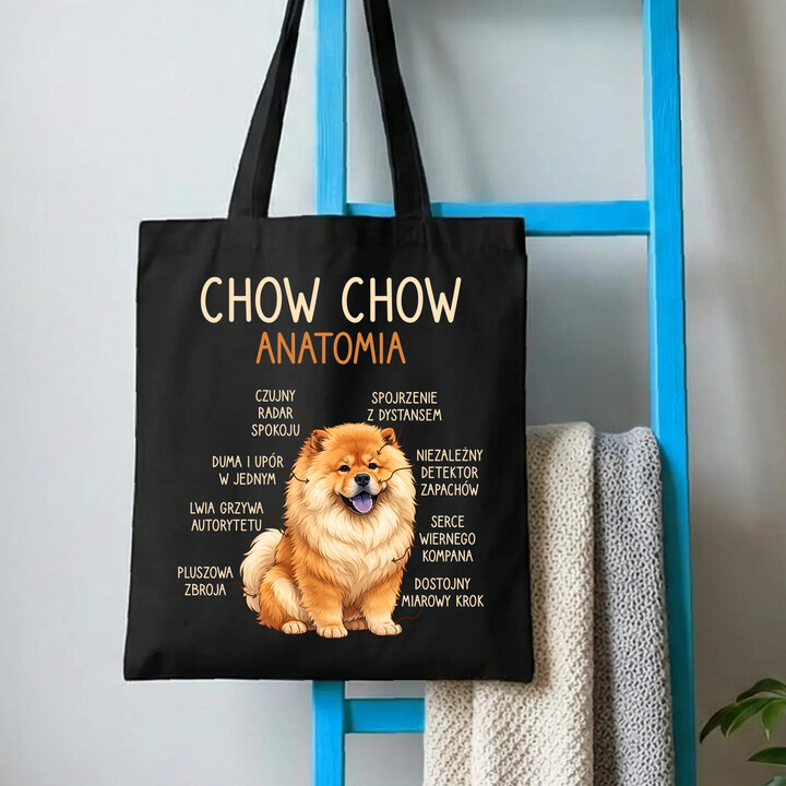 Chow chow - anatomia - torba na prezent