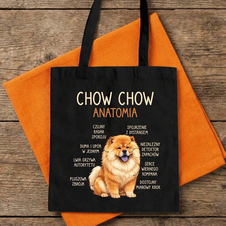Chow chow - anatomia - torba na prezent