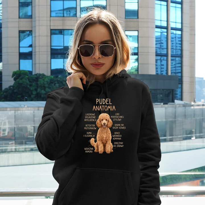 Pudel - anatomia - damska bluza na prezent