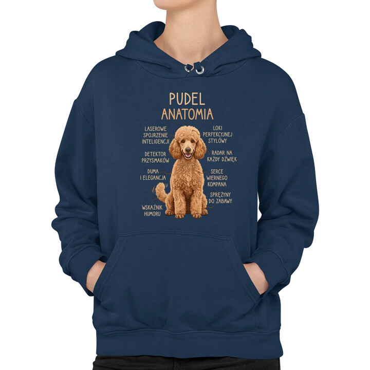 Pudel - anatomia - damska bluza na prezent