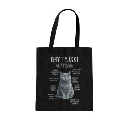 Brytyjski - anatomia - torba na prezent