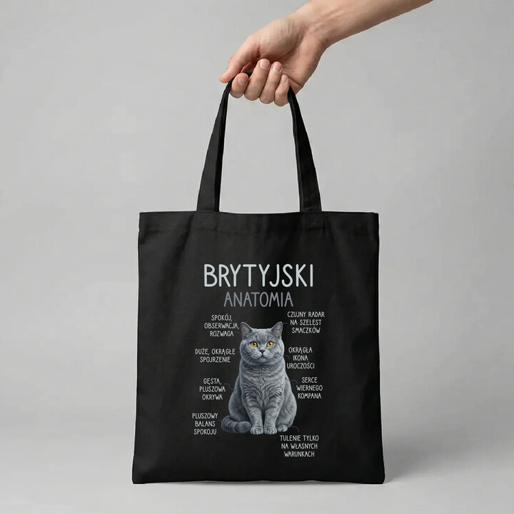 Brytyjski - anatomia - torba na prezent