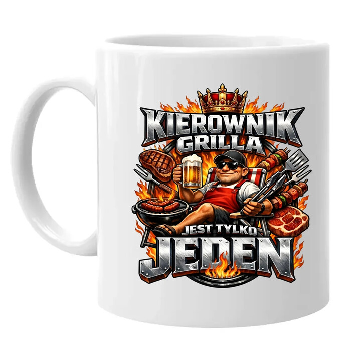 Kierownik grilla jest tylko jeden - kubek na prezent