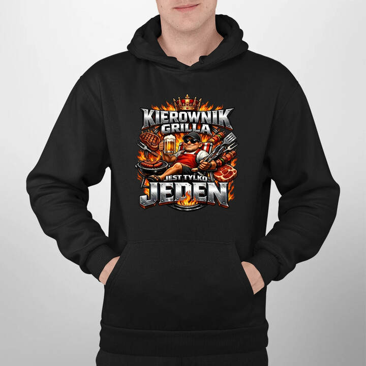 Kierownik grilla jest tylko jeden - męska bluza na prezent