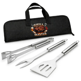 Grill master - narzędzia do grilla w etui z nadrukiem