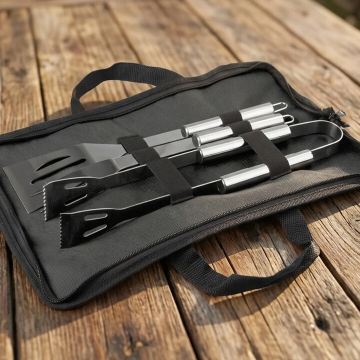 Grill master - narzędzia do grilla w etui z nadrukiem