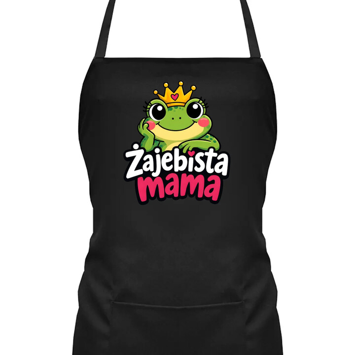 Żajebista mama v3 - fartuch na prezent