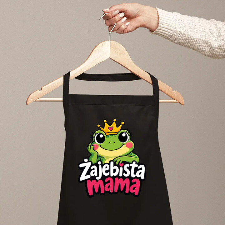 Żajebista mama v3 - fartuch na prezent