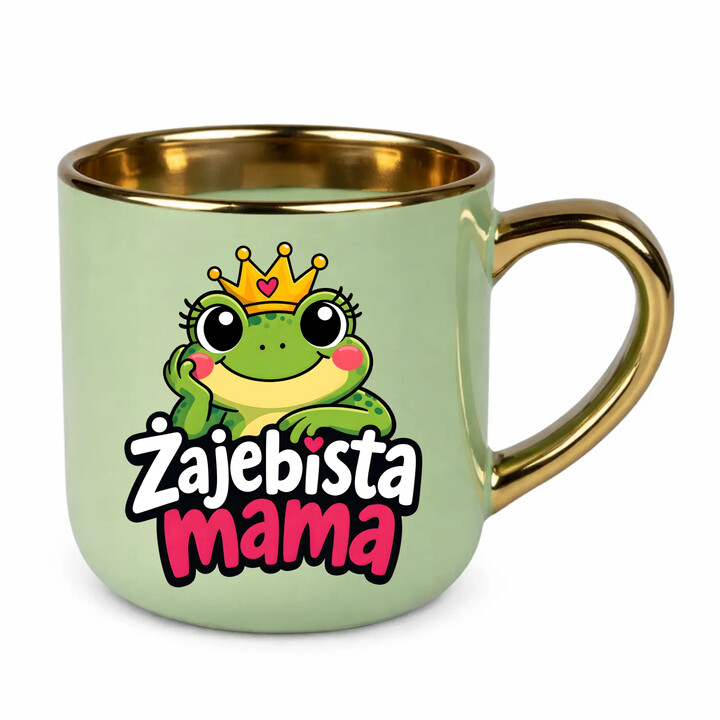 Żajebista mama v3 - kubek elegancki na prezent