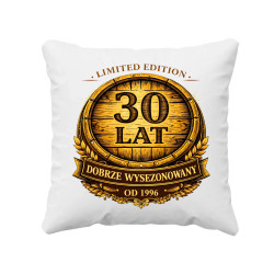 Limited edition 30 lat - dobrze wysezonowany - od 1996 - poduszka na prezent