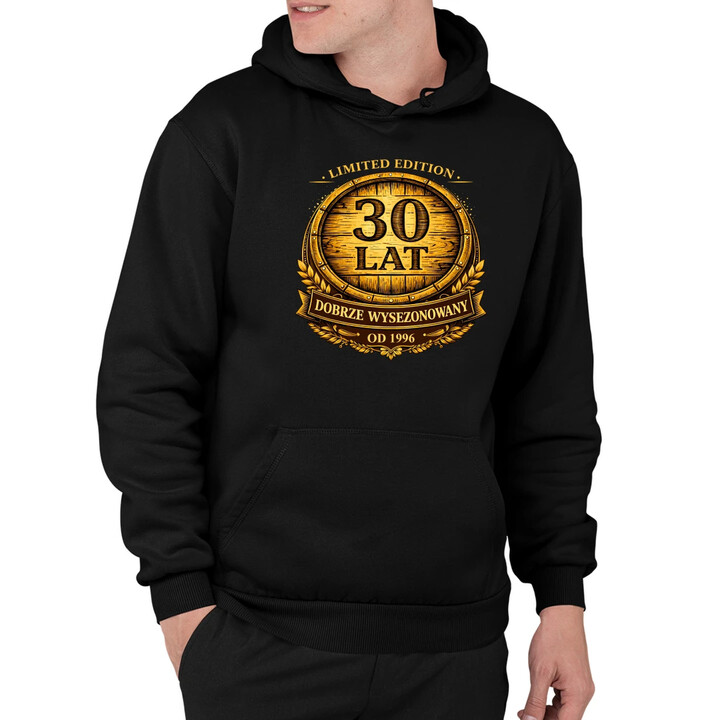 Limited edition 30 lat - dobrze wysezonowany - od 1996 - męska bluza na prezent