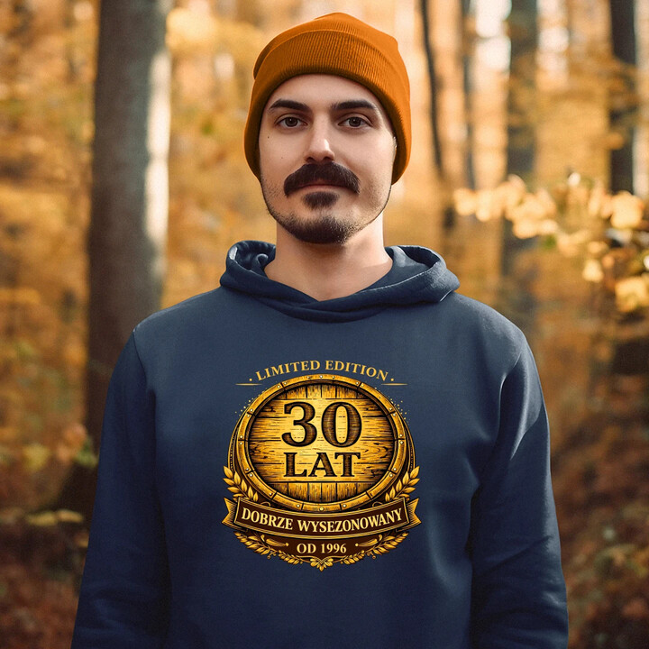 Limited edition 30 lat - dobrze wysezonowany - od 1996 - męska bluza na prezent