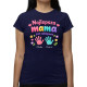Najlepsza mama jest zaklepana + imiona - damska koszulka na prezent - produkt personalizowany