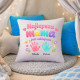 Najlepsza mama jest zaklepana + imiona - poduszka na prezent - produkt personalizowany
