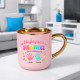 Najlepsza mama jest zaklepana + imiona - kubek elegancki na prezent - produkt personalizowany
